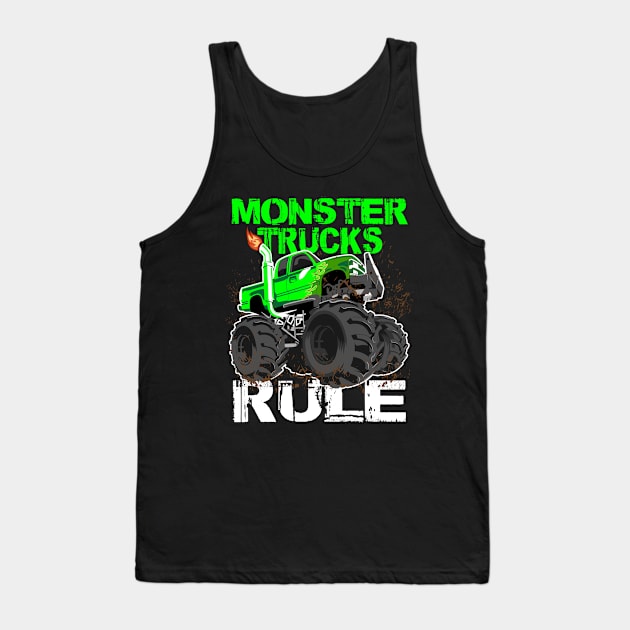 Vintage Monster Truck Lover This Is How I Roll Funny Gift Tank Top by hadlamcom